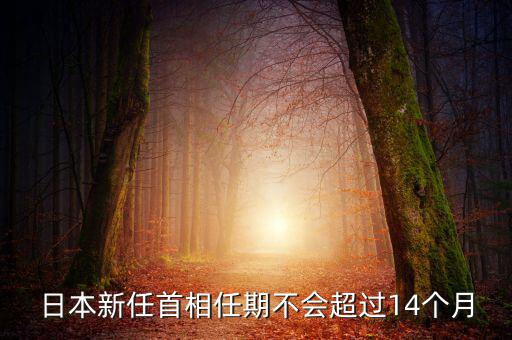 日本新任首相任期不會超過14個(gè)月