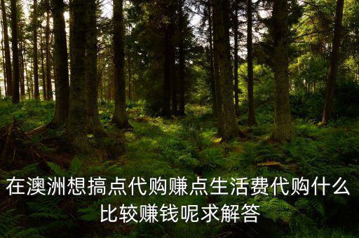 國外代購什么利潤大，代購什么產(chǎn)品最賺錢