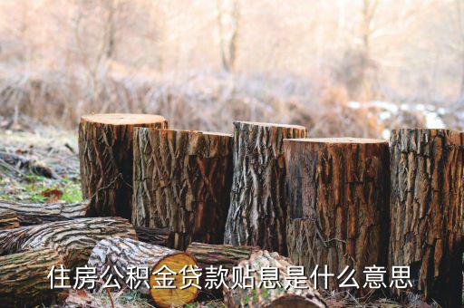 政采貸什么意思，住房公積金貸款貼息是什么意思