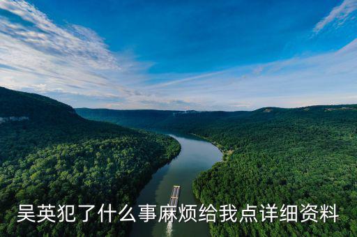 吳英什么案，吳英案到底是怎么回事
