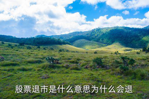 上市退出是什么意思，退市是什么意思