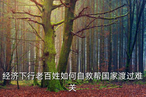 中國(guó)為什么經(jīng)濟(jì)下行老百姓怎么辦，經(jīng)濟(jì)下行老百姓如何自救幫國(guó)家渡過(guò)難關(guān)
