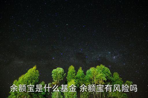 余額寶投資的是什么基金，余額寶是哪家基金管理公司