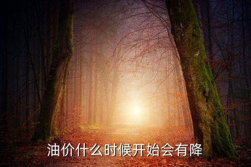 油價(jià)什么時(shí)候下跌，油價(jià)什么時(shí)候開始會(huì)有降