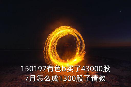 有色b150197是什么股票，有色b基金150197跟a股的區(qū)別