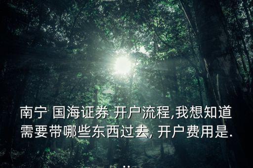 國(guó)海開戶怎么辦理,新股開戶有三個(gè)流程一文看懂