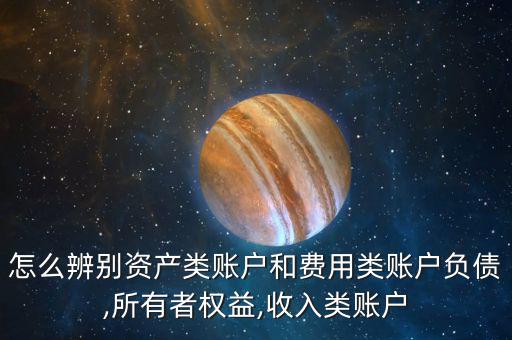 怎么辨別資產(chǎn)類(lèi)賬戶(hù)和費(fèi)用類(lèi)賬戶(hù)負(fù)債,所有者權(quán)益,收入類(lèi)賬戶(hù)