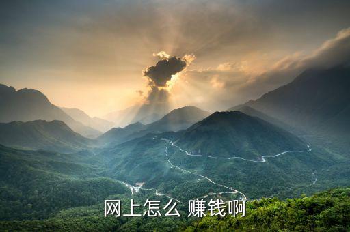 網上怎么 賺錢啊