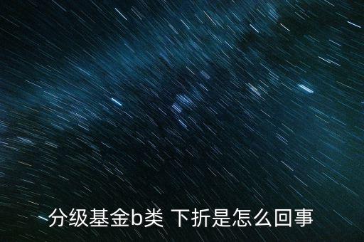 分級(jí)基金b類(lèi) 下折是怎么回事