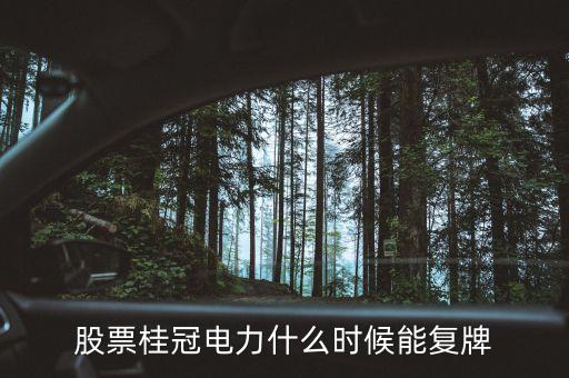 桂冠電力什么時候重組，桂冠電力600236何時復盤
