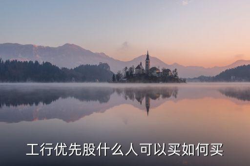 什么人能買優(yōu)先股，工行優(yōu)先股什么人可以買如何買