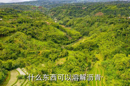 瀝青融解什么，什么可以溶解瀝青