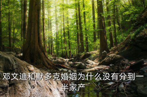 鄧文迪和默多克為什么離婚，默克多與鄧文迪為什么離婚