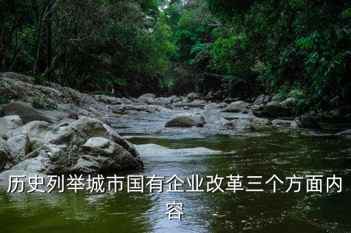 地方國企改革什么，國企改革到底要改什么東西啊簡單點的回答就好