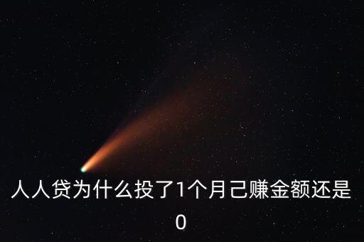 人人貸為什么不顯示收益，人人貸p2p怎么去看不到收益多少
