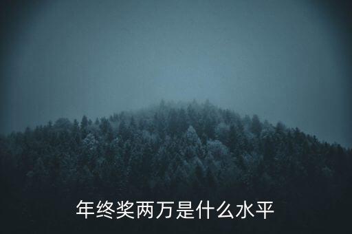 年終獎10000什么水平，月薪1700年終獎一萬算什么水平