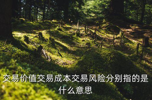 交易成本是什么，什么是交易費用