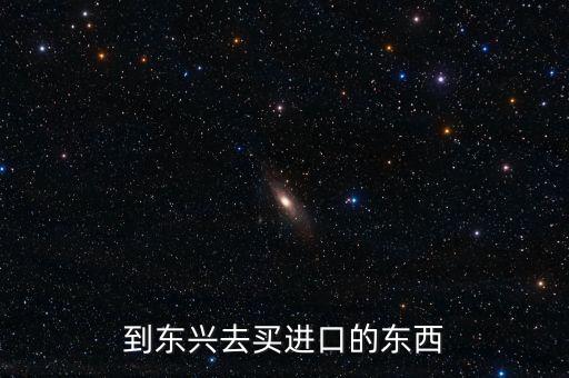 到東興去買(mǎi)進(jìn)口的東西