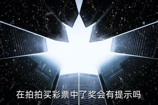 中彩票的時(shí)候會(huì)顯示什么，在財(cái)付通上買彩票是不是只要不中獎(jiǎng)是不會(huì)有什么提示的如果