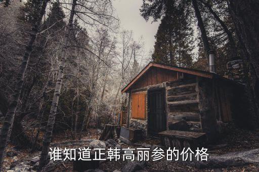 韓國旅游買高麗參是什么價(jià)格，到韓國旅游區(qū)哪兒能買到價(jià)格合理的高麗參