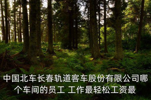 長(zhǎng)春北車轉(zhuǎn)向架都有什么車間，中國(guó)北車長(zhǎng)春軌道客車股份有限公司哪個(gè)車間的員工 工作最輕松工資最