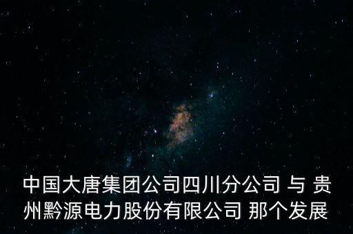 黔源電力是做什么的，想知道 安順市 普定黔源電站 在哪