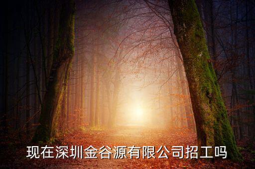 金谷源是干什么的，現(xiàn)在深圳金谷源有限公司招工嗎