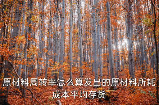 材料周轉(zhuǎn)率是什么，90原材料周轉(zhuǎn)率周轉(zhuǎn)天數(shù) 什么意思
