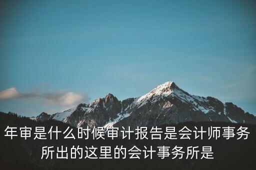 年度審計(jì)報(bào)告什么時(shí)候，企業(yè)財(cái)務(wù)年度審計(jì)報(bào)告什么時(shí)候 有沒有規(guī)定性文件