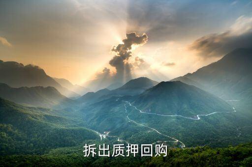 拆出質(zhì)押贖回什么意思，股票質(zhì)押式回購是啥意思