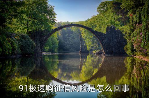 91極速購征信風(fēng)險(xiǎn)是怎么回事