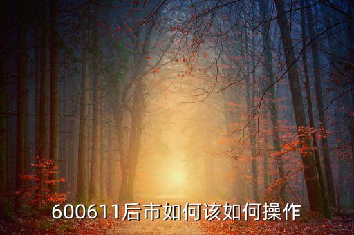 600611有什么概念，600611后市如何該如何操作
