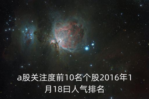 2016什么股票最熱門，必看2016年下半年買什么股票