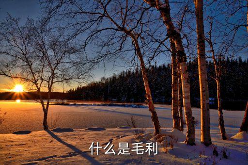 什么是產(chǎn)品毛利，什么是毛利怎么計(jì)算