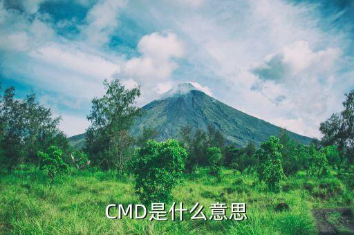 cmd是什么單位，cmd是什么