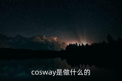 普路通是做什么的，cosway是做什么的