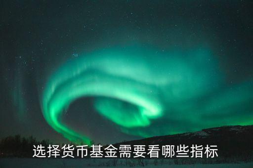 買(mǎi)貨幣基金看什么指標(biāo)，怎樣選擇貨幣基金看哪些指標(biāo)比較好
