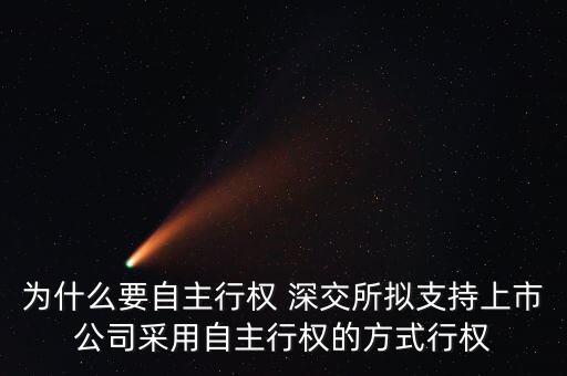 自主行權(quán)什么意思股票賣嗎，股票行權(quán)是什么意思