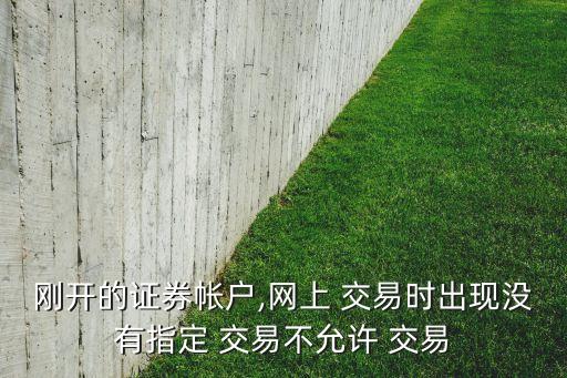股票開(kāi)戶(hù)當(dāng)天不能交易