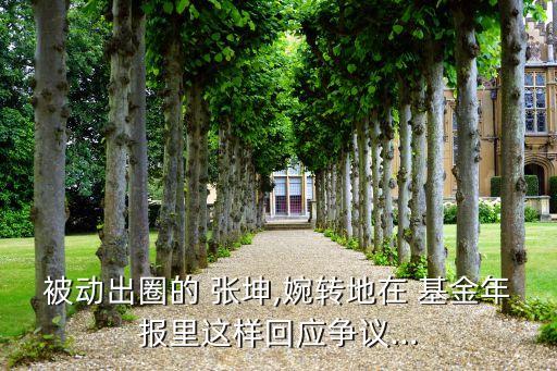 被動出圈的 張坤,婉轉(zhuǎn)地在 基金年報里這樣回應爭議…