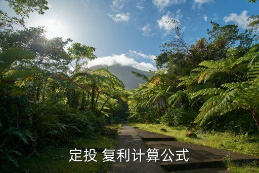 定投 復利計算公式