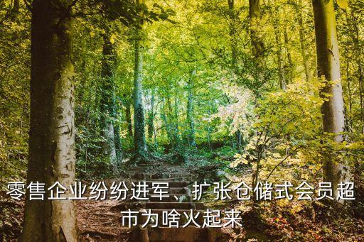 零售企業(yè)紛紛進(jìn)軍、擴(kuò)張倉儲式會員超市為啥火起來