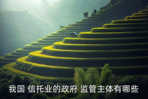 負責對信托公司進行監(jiān)管的機構(gòu)是,信托公司受什么機構(gòu)監(jiān)管