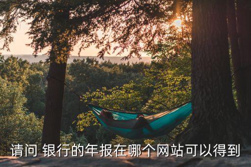 請問 銀行的年報(bào)在哪個(gè)網(wǎng)站可以得到