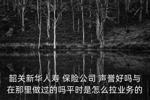 韶關(guān)新華人壽 保險公司 聲譽好嗎與在那里做過的嗎平時是怎么拉業(yè)務的