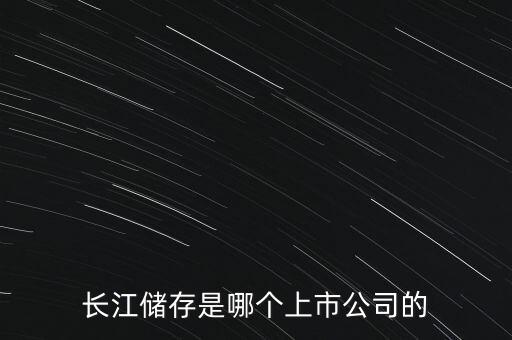 長江儲(chǔ)存是哪個(gè)上市公司的