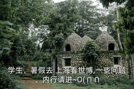學(xué)生、暑假去 上海看世博,一些問題、內(nèi)行請進(jìn)~O(∩∩