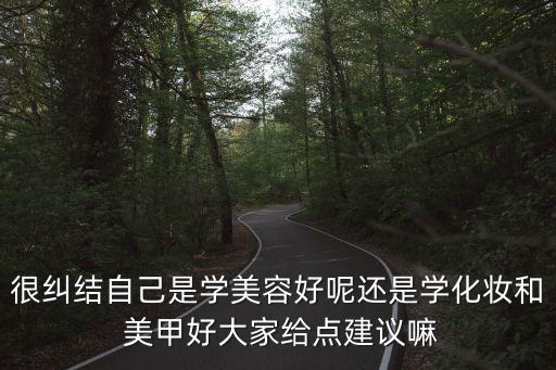 很糾結(jié)自己是學美容好呢還是學化妝和 美甲好大家給點建議嘛