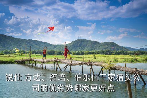 銳仕 方達、拓培、伯樂仕三家獵頭公司的優(yōu)劣勢哪家更好點