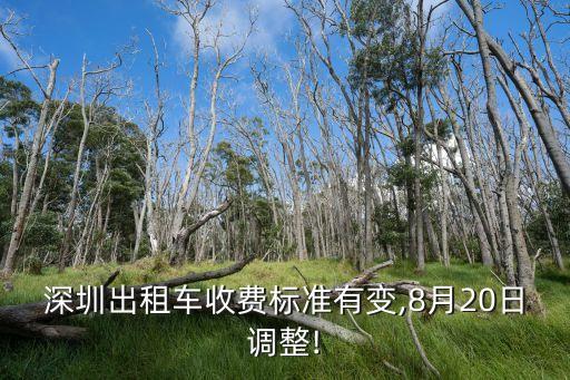深圳出租車(chē)收費(fèi)標(biāo)準(zhǔn)有變,8月20日調(diào)整!